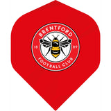 Brentford FC - Official Licensed - The Bees - Dart Flights - No2 - Std - F2 - Red