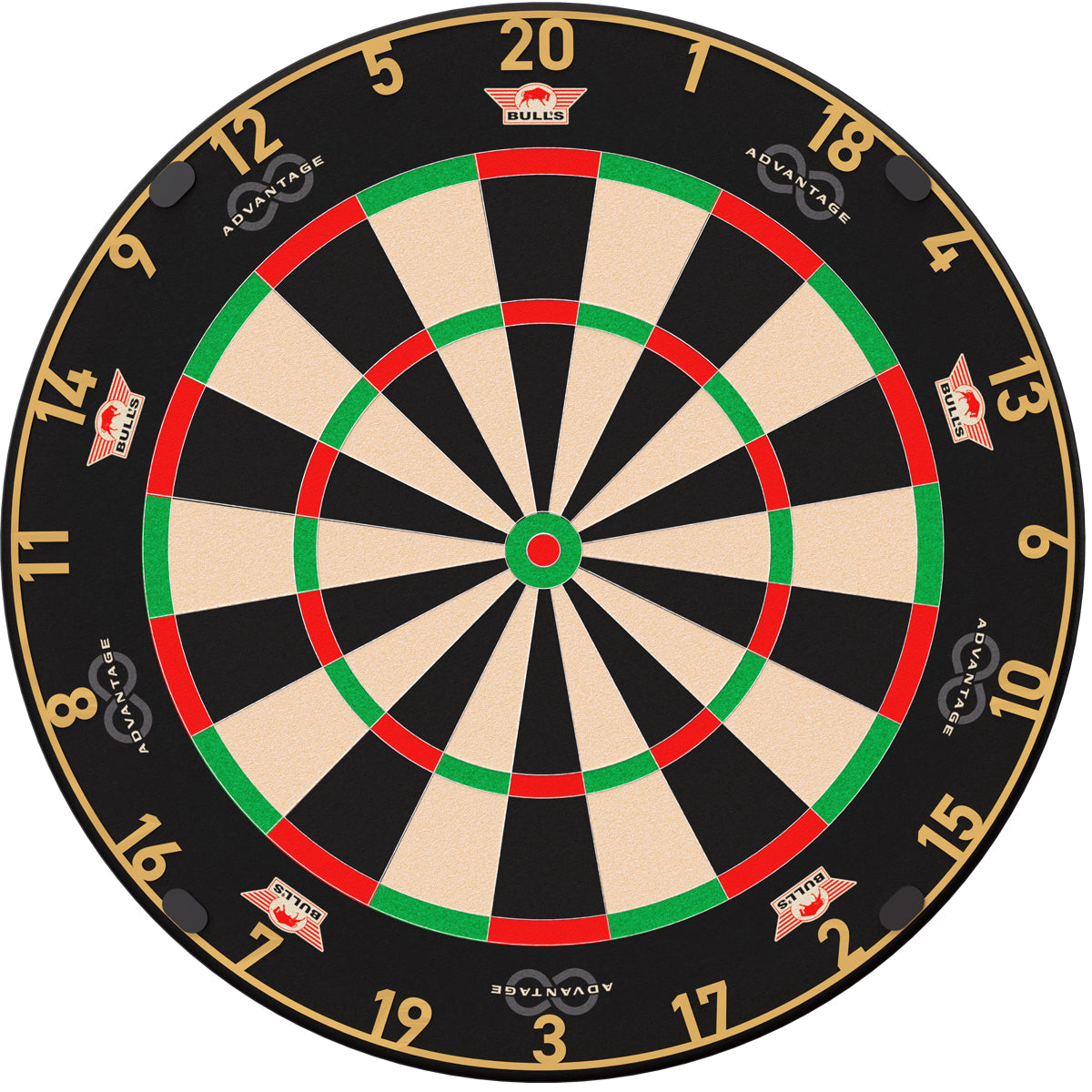 Bulls Advantage 8 Dartboard - Professionell - Afrikanisches Sisal