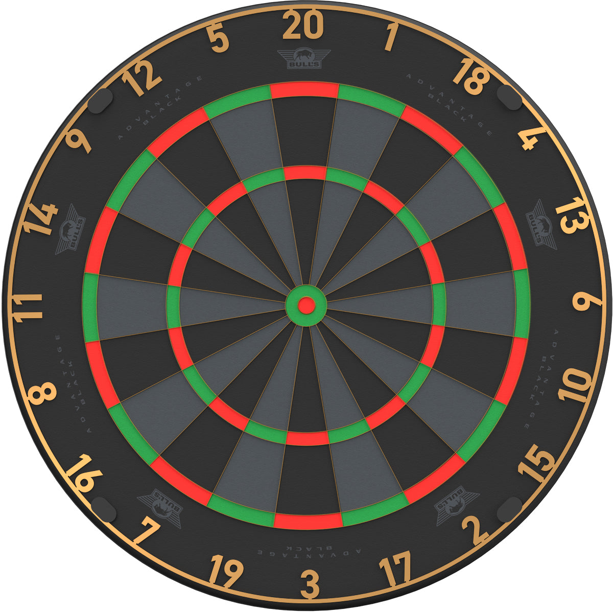 Bulls Advantage Dartboard - Professional - Schwarz