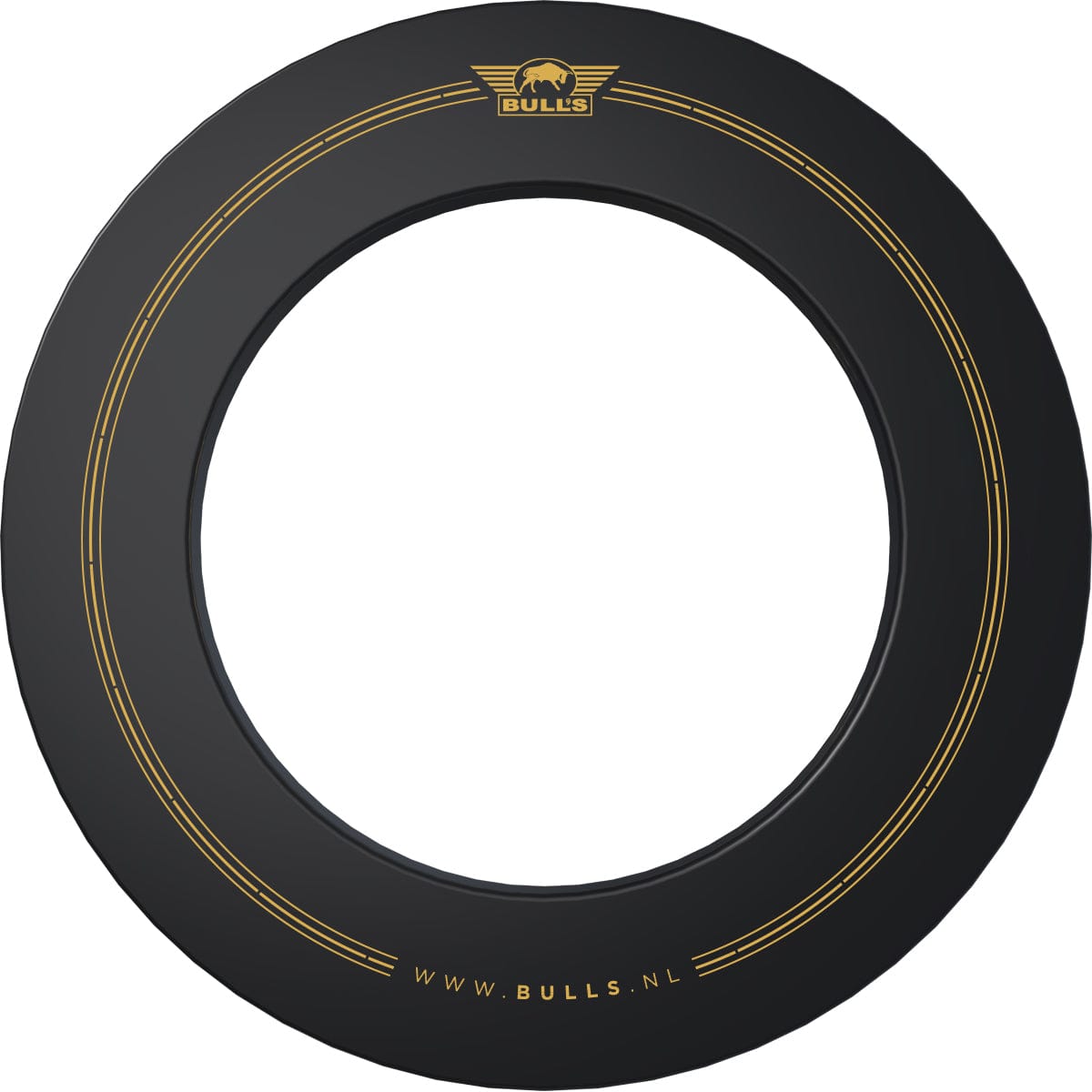 Bulls Advantage Dartboard Surround - Heavy Duty - Black & Gold