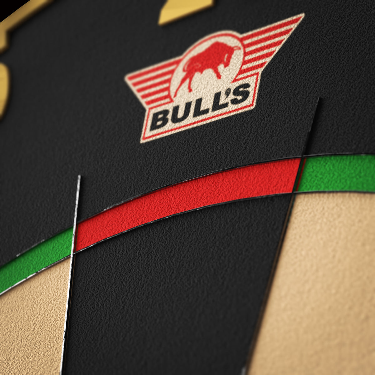 Bulls Advantage Gold Trainer Dartboard - Dünnere Doubles & Trebles