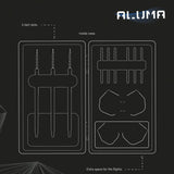 Bulls Aluma Dart Case - Aluminium