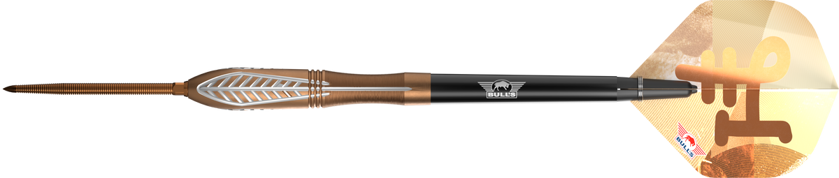 Bulls Bronzo CP Darts - Stahlspitze - 90% Tungsten - Nova