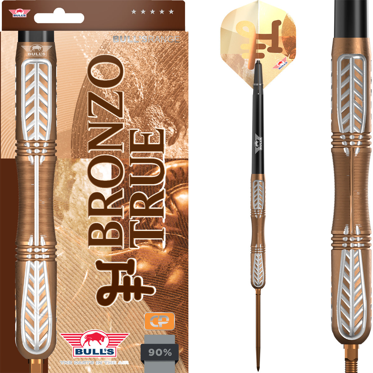 Bulls Bronzo CP Darts - Stahlspitze - 90% Tungsten - True