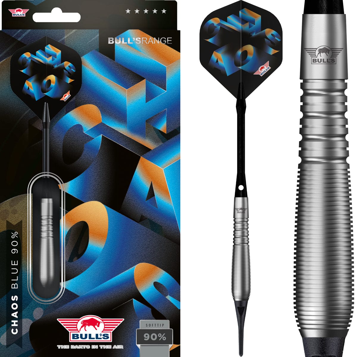 Bulls Chaos Darts - Welche Spitze - 90% Tungsten - Blau