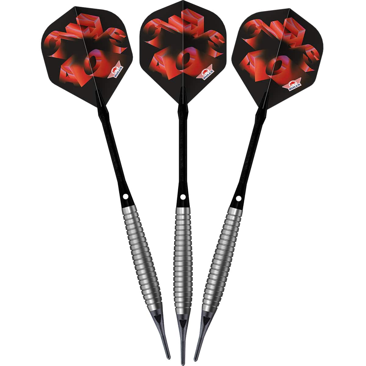 Bulls Chaos Darts - Welche Spitze - 90% Tungsten - Rot