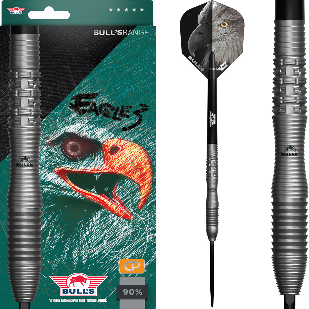 Bulls Eagle 3 CP Darts - Stahlspitze - 90% Tungsten
