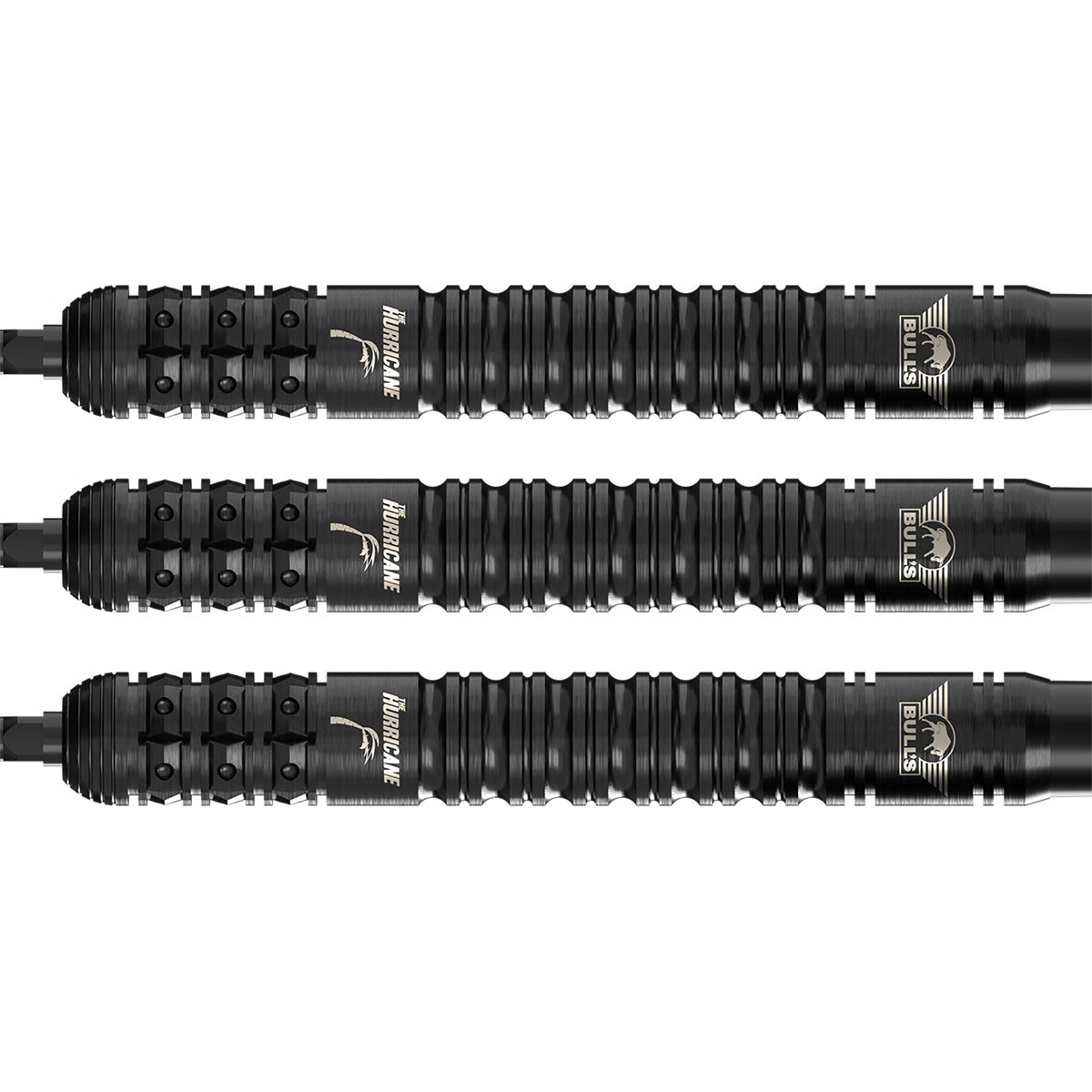 Bulls Kim Huybrechts CP Darts - Stahlspitze - 90% Tungsten - E2 Schwarz