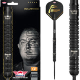 Bulls Kim Huybrechts CP Darts - Stahlspitze - 90% Tungsten - E2 Schwarz