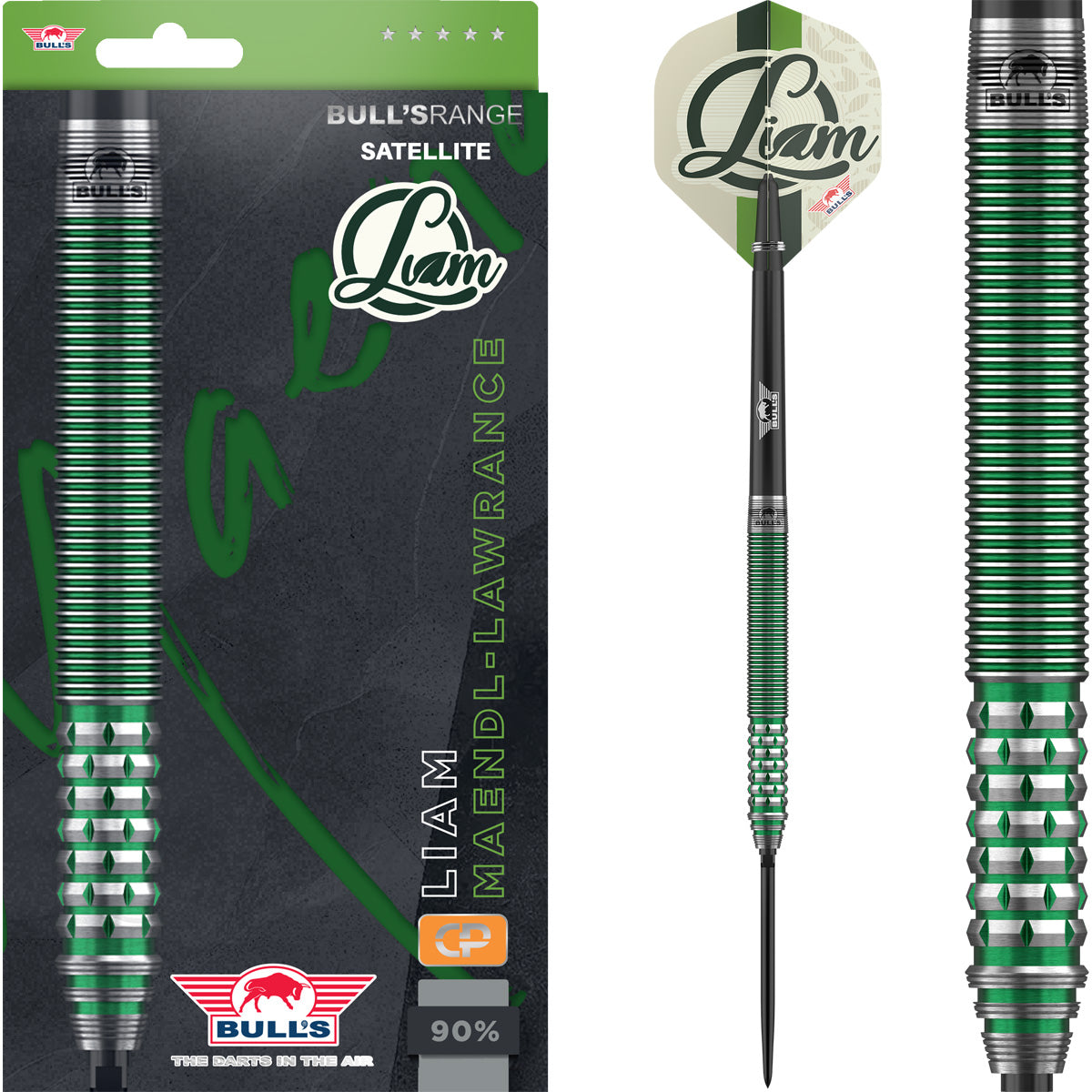 Bulls Liam Maendl-Lawrance CP Darts - Stahlspitze - 90% Tungsten