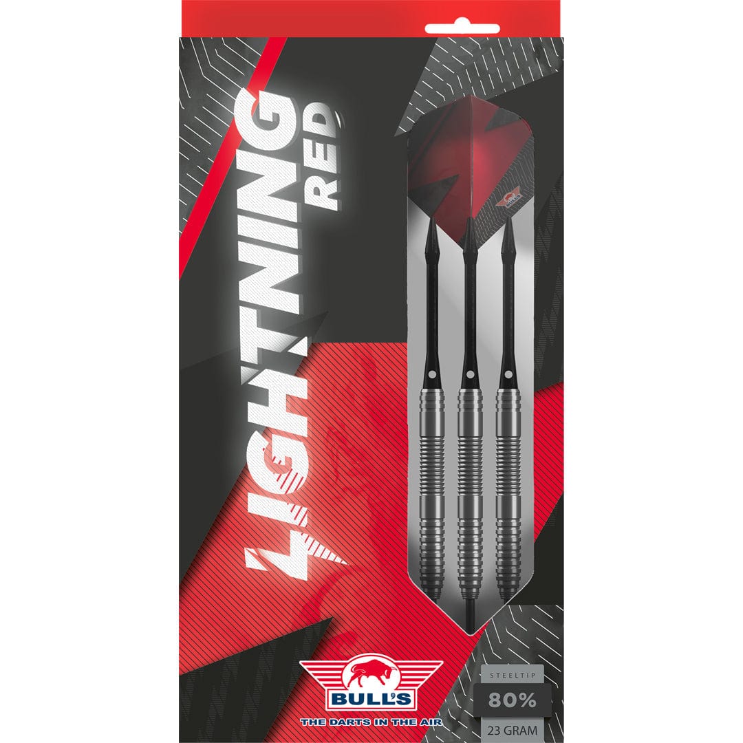 Bulls Lightning Red Darts – Stahlspitze – 80 % Wolfram