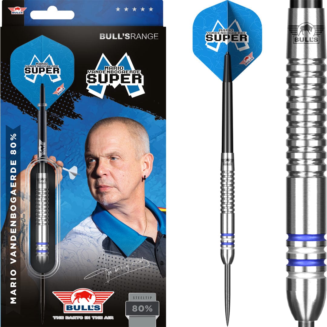 Bulls Mario Vandenbogaerde Darts – Stahlspitze – 80 % Wolfram