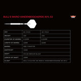 Bulls Mario Vandenbogaerde Darts – Stahlspitze – 80 % Wolfram