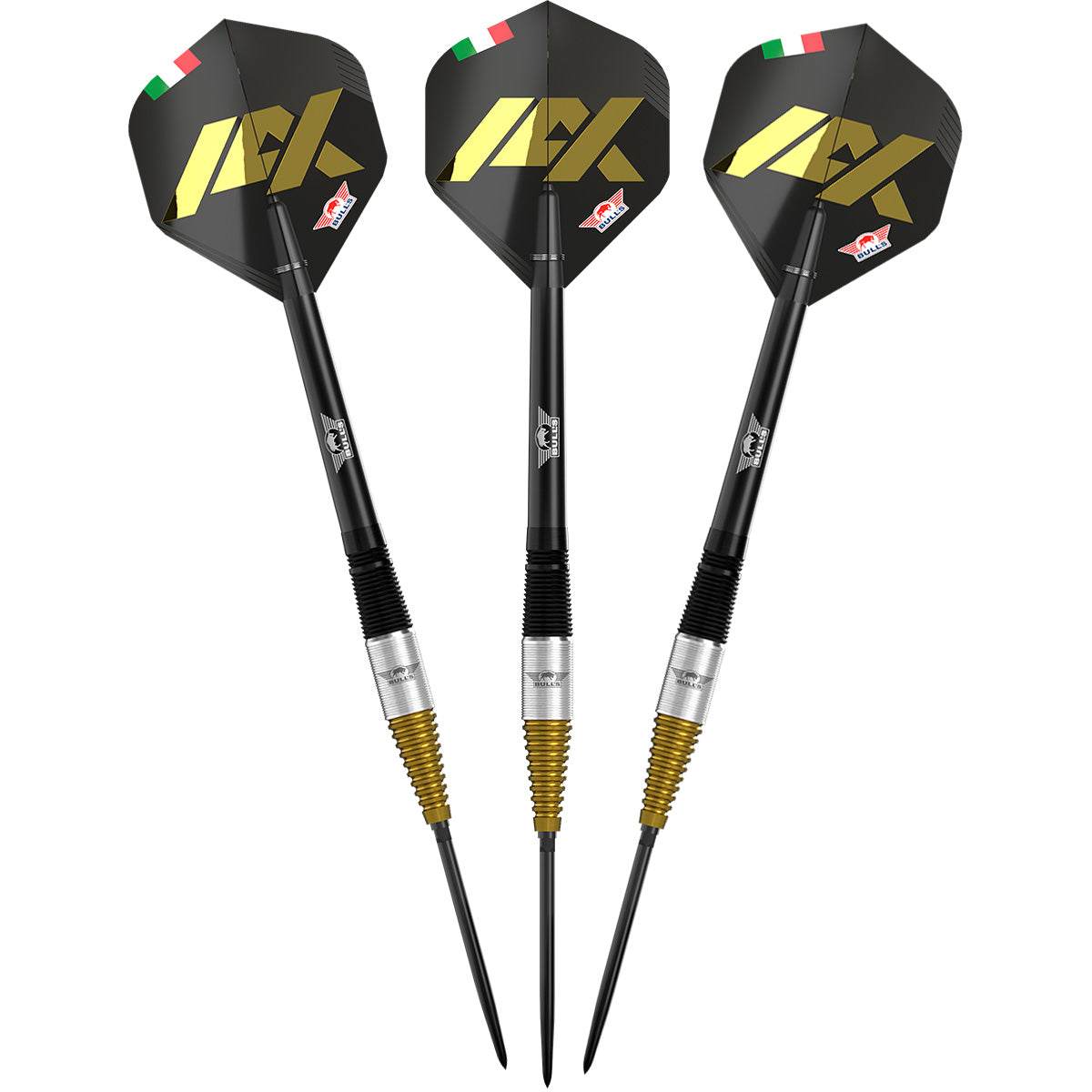 Bulls Massimo Dalla-Rosa CP Darts - Stahlspitze - 90% Tungsten