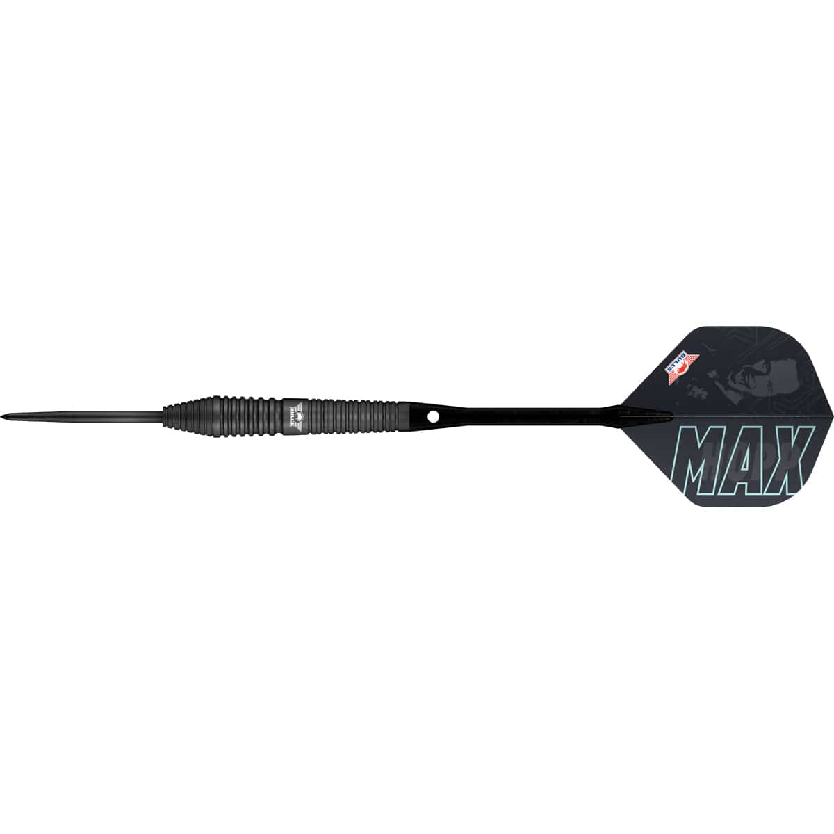 Bulls Max Hopp Darts - Stahlspitze - 80% Tungsten - Schwarz
