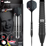 Bulls Max Hopp Darts - Stahlspitze - 80% Tungsten - Schwarz