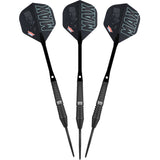 Bulls Max Hopp Darts - Stahlspitze - 80% Tungsten - Schwarz