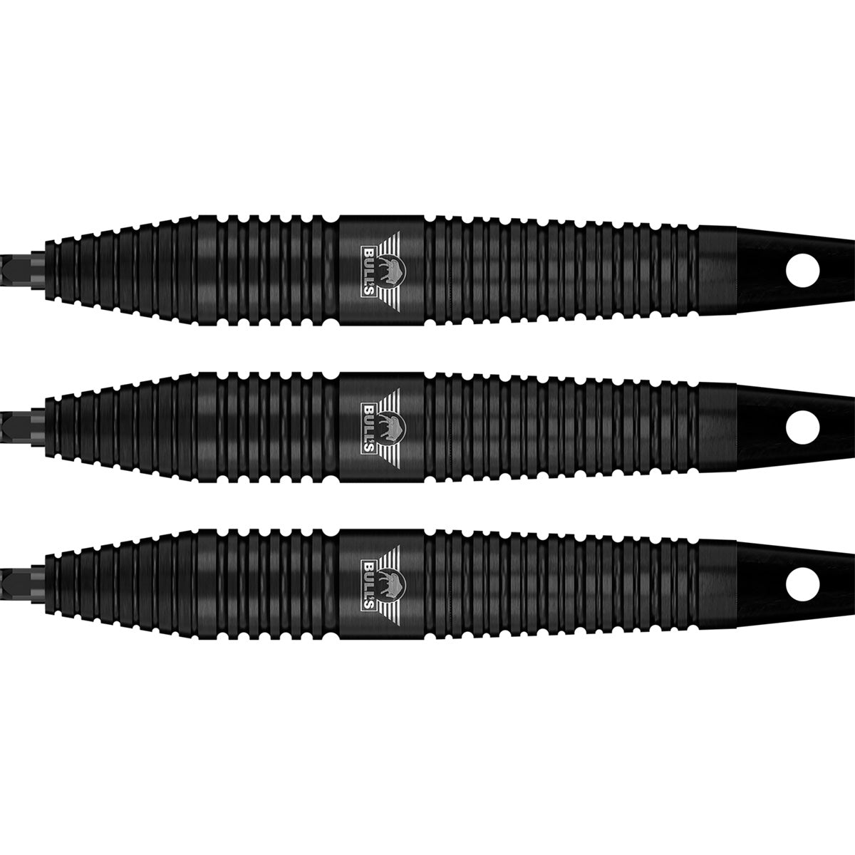 Bulls Max Hopp CP Darts - Stahlspitze - 80% Tungsten - Schwarz