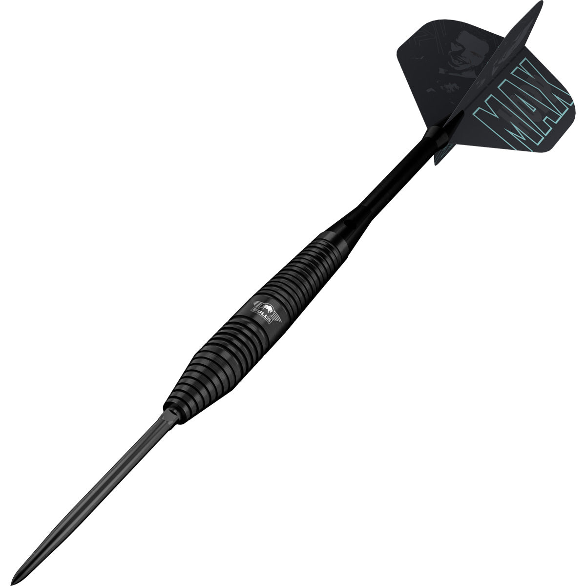Bulls Max Hopp CP Darts - Stahlspitze - 80% Tungsten - Schwarz