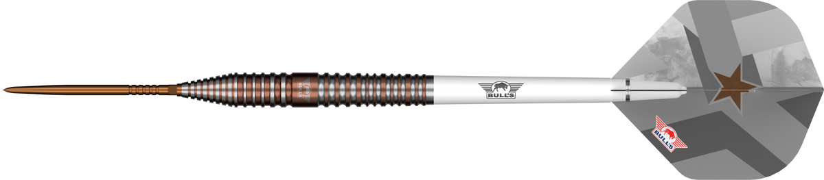 Bulls Max Hopp CP Darts - Stahlspitze - 90% Tungsten - E5