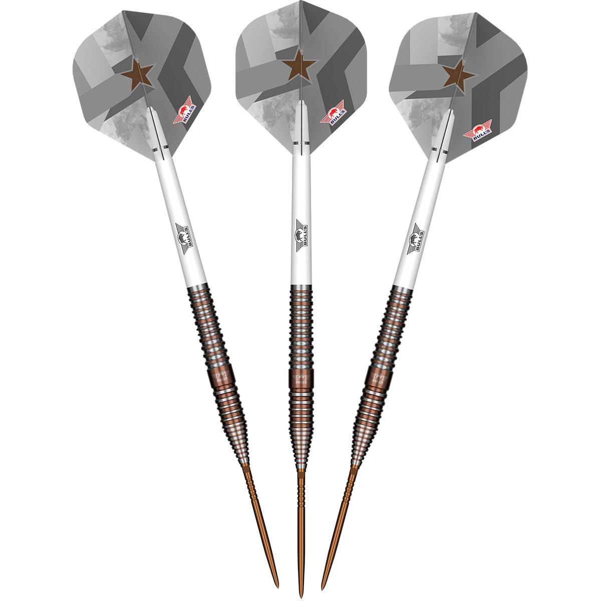 Bulls Max Hopp CP Darts - Stahlspitze - 90% Tungsten - E5