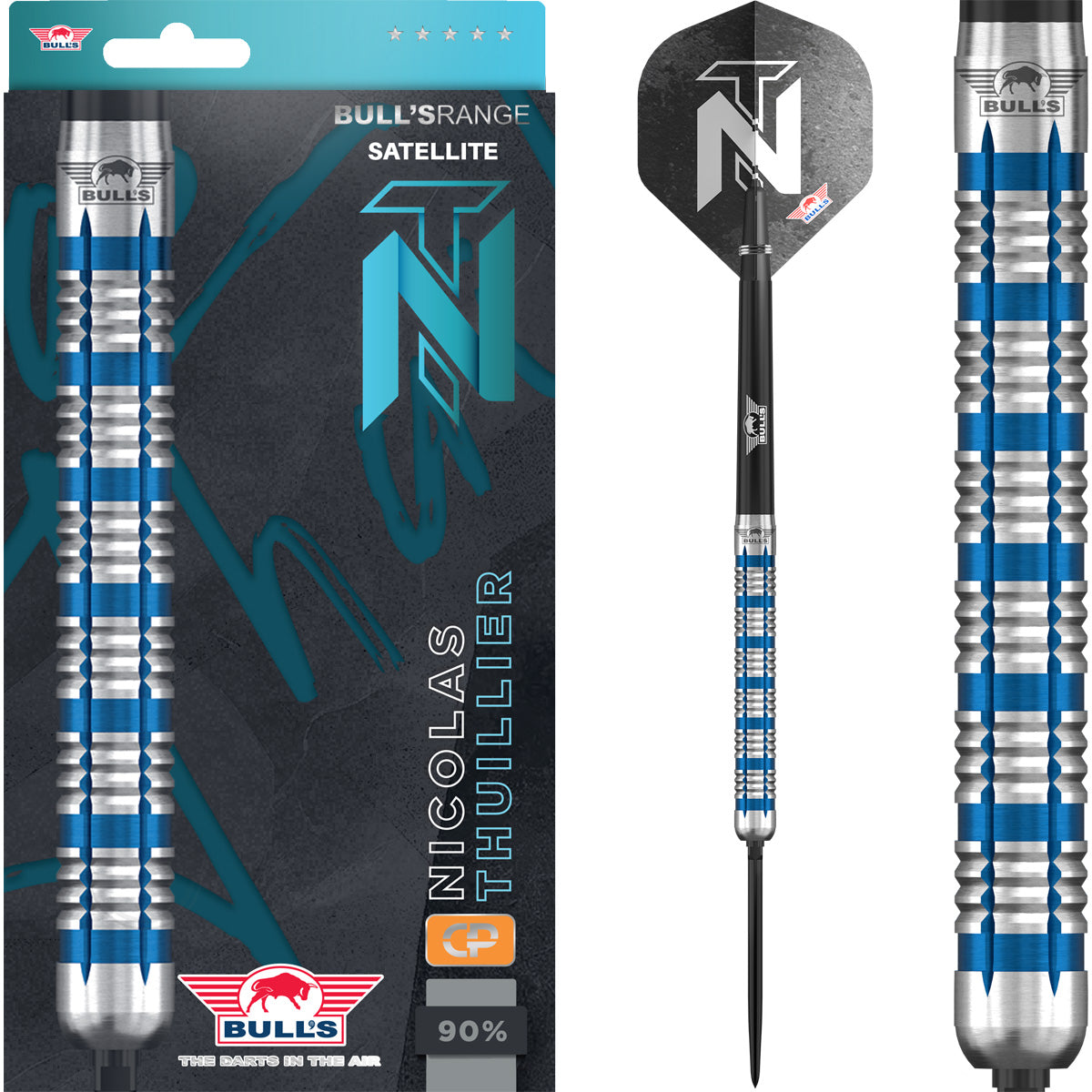 Bulls Nicolas Thuillier CP Darts - Stahlspitze - 90% Tungsten
