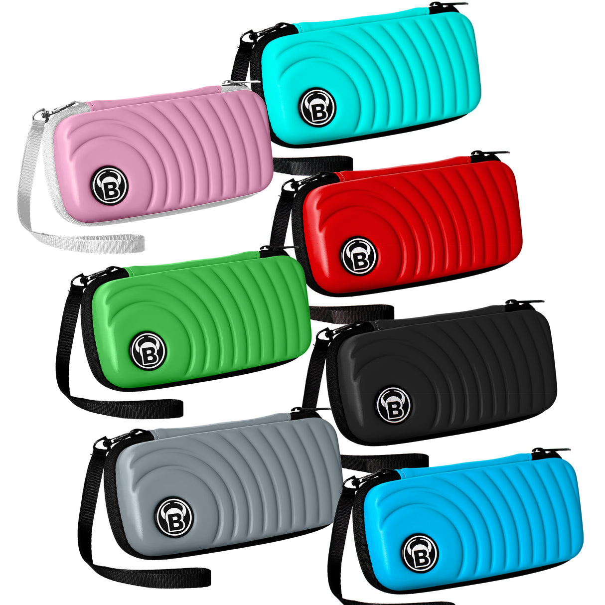 BULL'S Orbis Dart Case - Starkes EVA Material - S - Farben