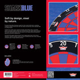 Bulls Shark Pro Dartboard - Professionell - Blau