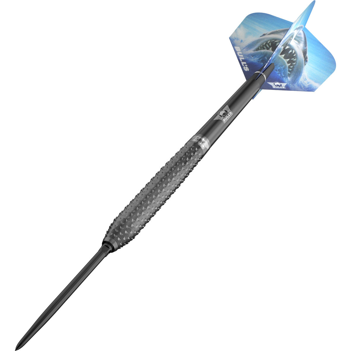 Bulls Shark Pro CP Darts - Stahlspitze - 90% Tungsten - Schwarz