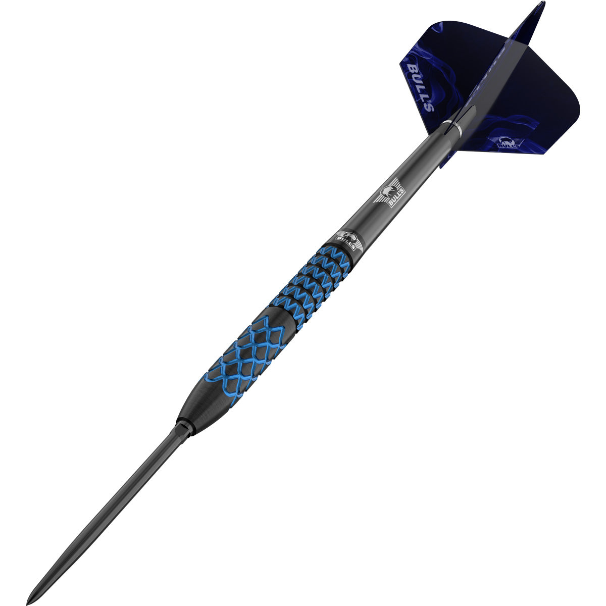 Bulls Smoke CP Darts - Stahlspitze - 90% Tungsten - Blau Juwel
