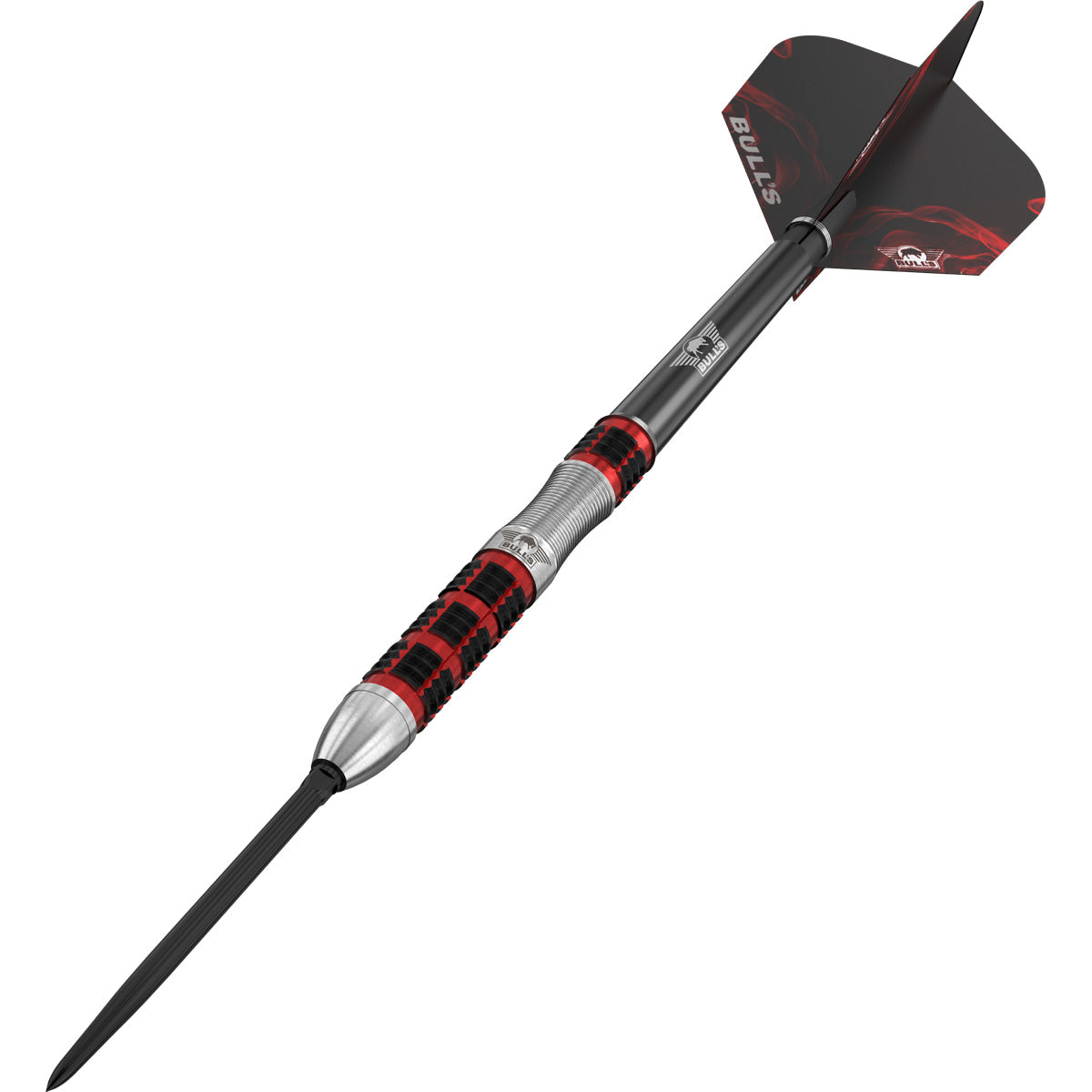 Bulls Smoke CP Darts - Stahlspitze - 90% Tungsten - Rotglut
