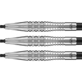Bulls Smoke CP Darts - Stahlspitze - 90% Tungsten - Silber Asche