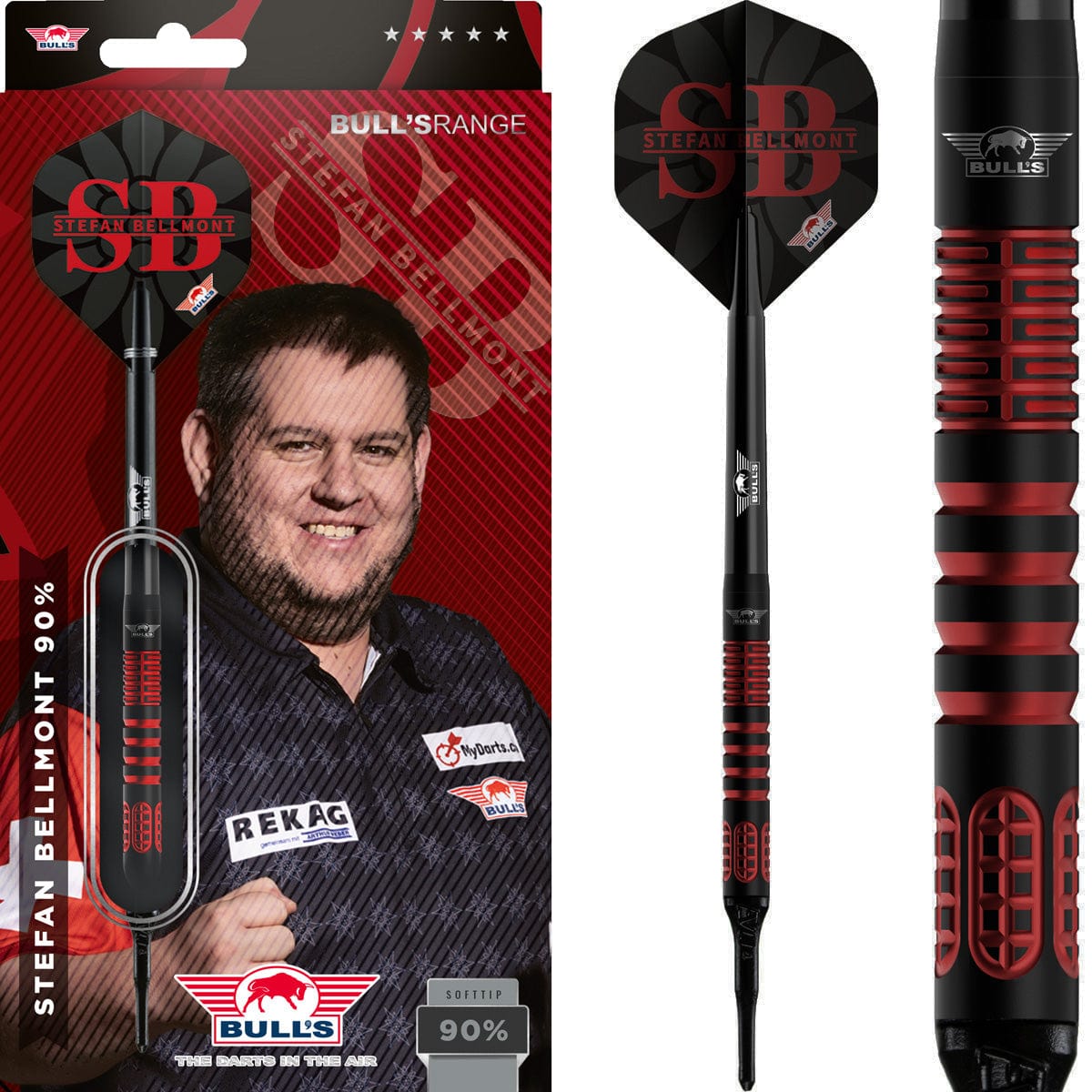 Bulls Stefan Bellmont Darts - Welche Spitze - 90% Tungsten - 20g