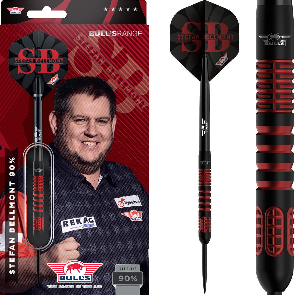 Bulls Stefan Bellmont Darts - Stahlsptize - 90% Tungsten