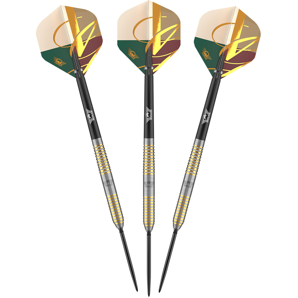 Bulls Vintago CP Darts - Stahlspitze - 90% Tungsten - Ghost