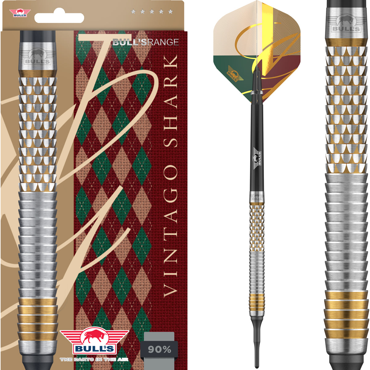 Bulls Vintago CP Darts - Welche Spitze - 90% Tungsten - Shark