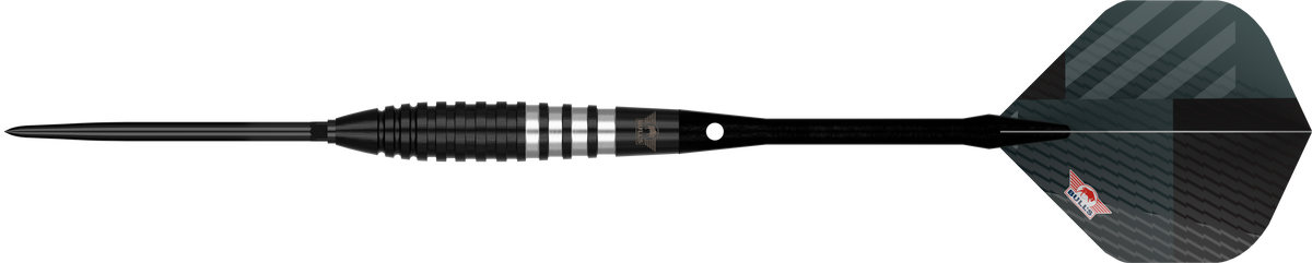 Bulls Volt CP Darts - Stahlspitze - 80% Tungsten - Schwarz