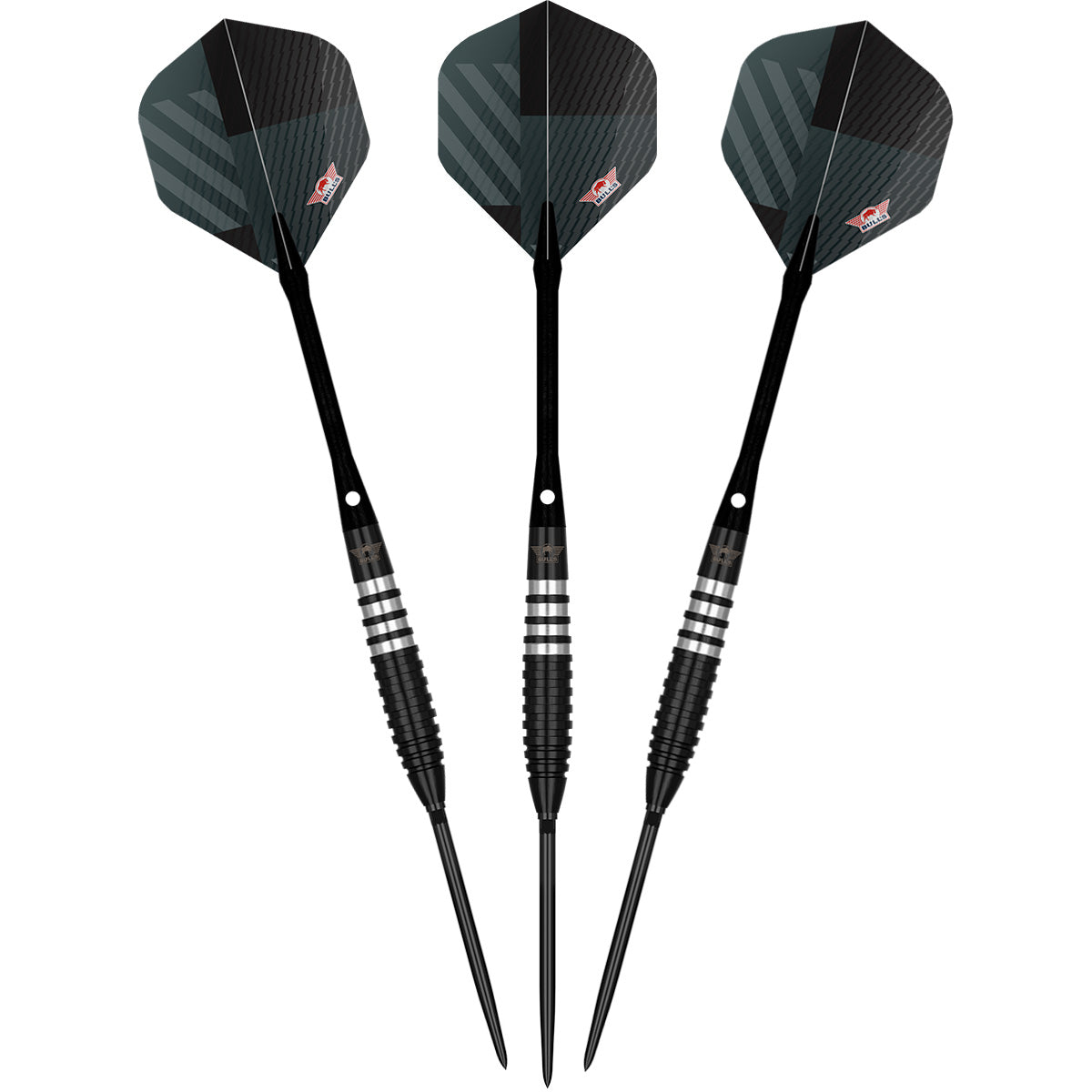 Bulls Volt CP Darts - Stahlspitze - 80% Tungsten - Schwarz