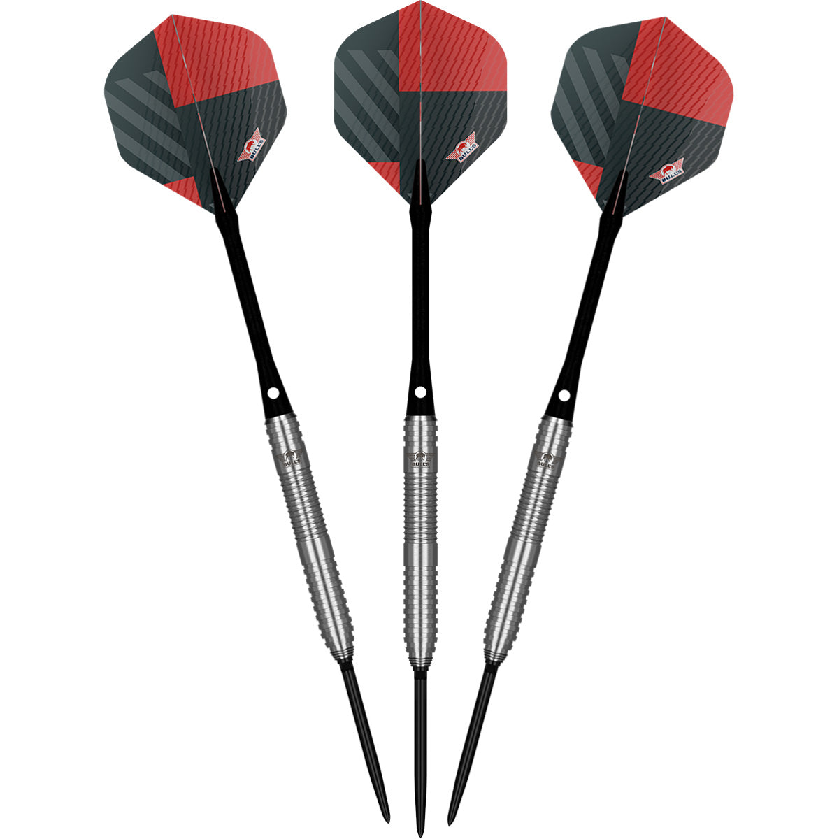 Bulls Volt CP Darts - Stahlspitze - 80% Tungsten - Rot