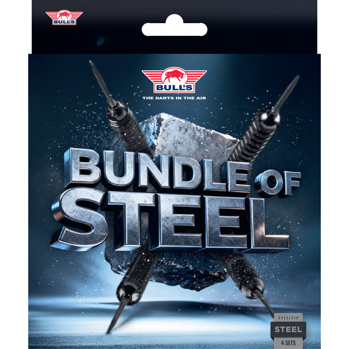 Bulls Bundle of Steel Darts - 4 Sets - Messing
