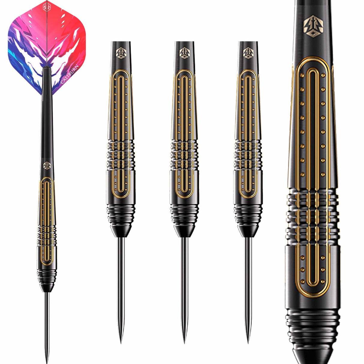 Caliburn Combo Darts - Steel Tip - Brass - C1 - 21g