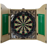 XQMax - Home Darts Centre - Cabinet With Dartboard And Darts - Light Oak