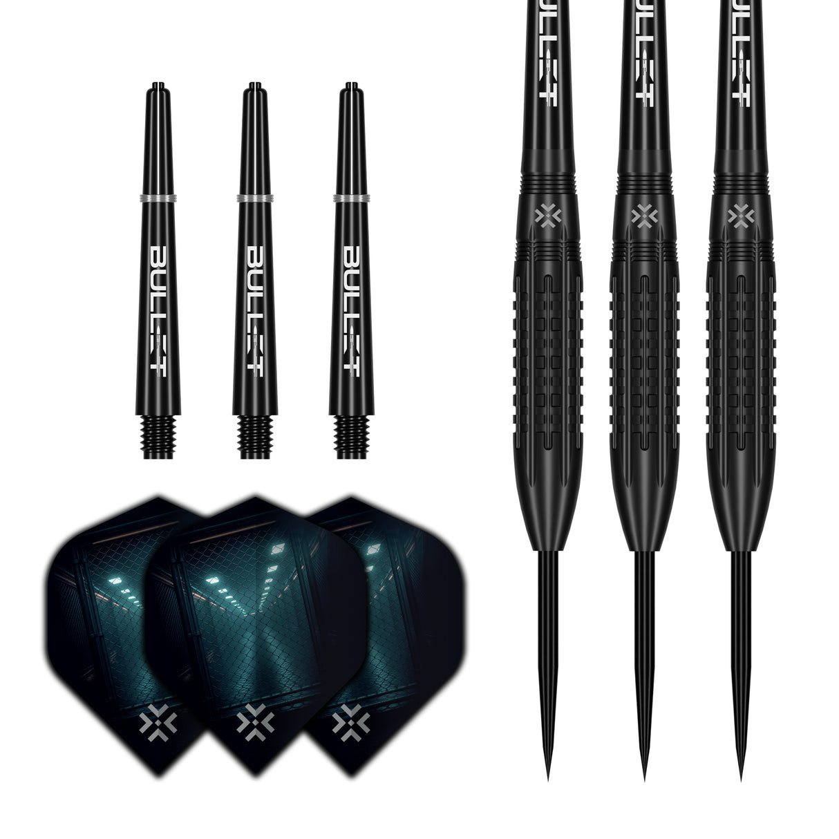 Bullet Cage Darts - Stahlspitze - 90% Tungsten