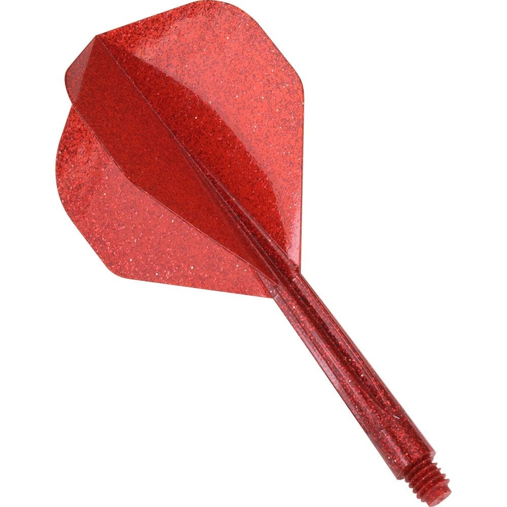 Condor Dart Flights - Zero Stress - Standard - Glitter - Red Medium