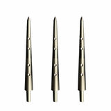 Caliburn Permanent Dart Points - Steel Tip Replacement Points - 30mm - Silver - Style F 30mm