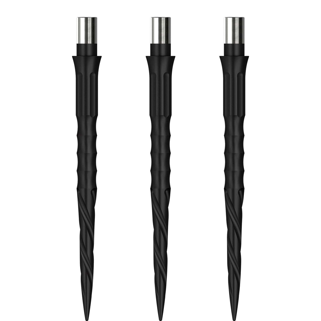 Caliburn Evo Dart Points - Push Fit with Tool - Easy Replace - Spiro - No Lip - Black 30mm