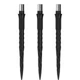Caliburn Evo Dart Points - Push Fit with Tool - Easy Replace - Spiro - No Lip - Black 30mm
