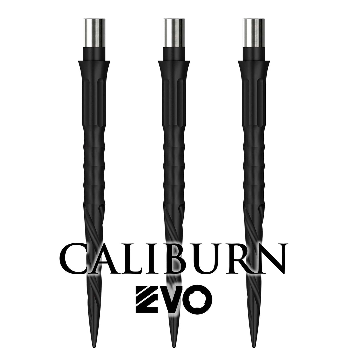 Caliburn Evo Dart Points - Push Fit with Tool - Easy Replace - Spiro - No Lip - Black