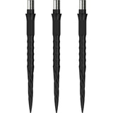 Caliburn Evo Dart Points - Push Fit with Tool - Easy Replace - Spiro - No Lip - Black 32mm