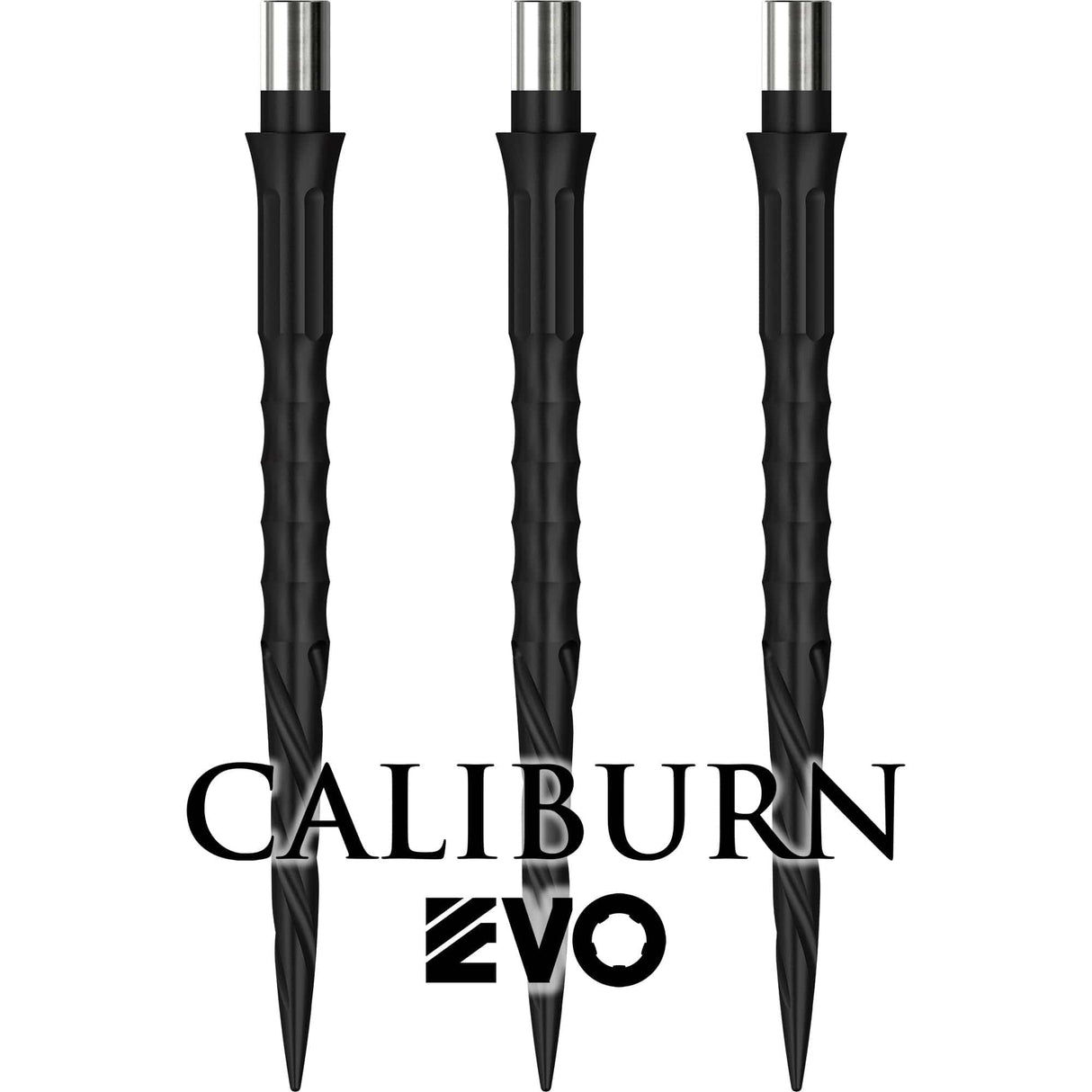 Caliburn Evo Dart Points - Push Fit with Tool - Easy Replace - Spiro - No Lip - Black